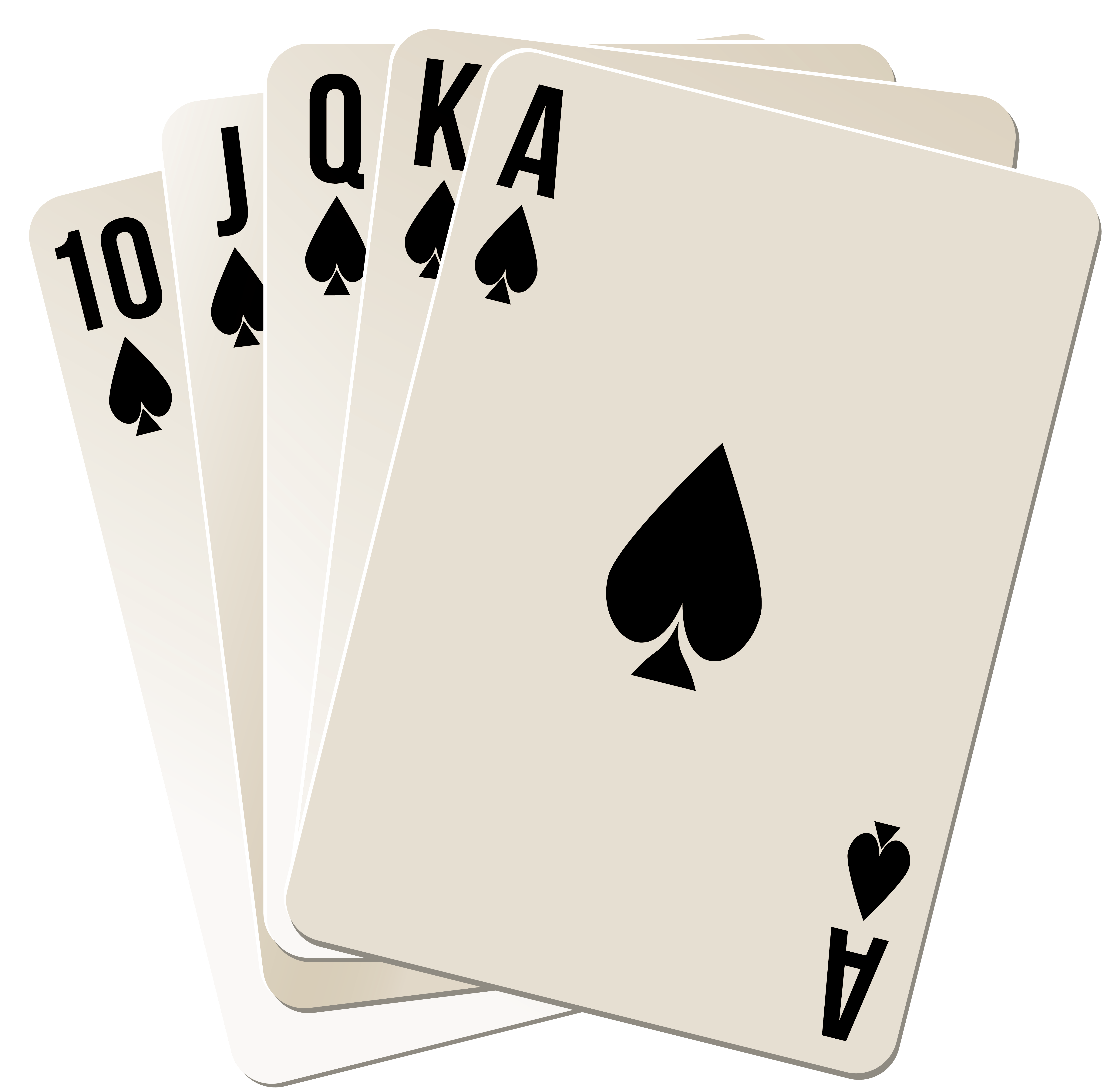 Royal Flush PNG Clipart.