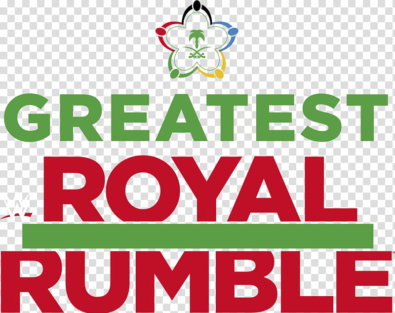 WWE Greatest Royal Rumble Logo transparent background PNG.