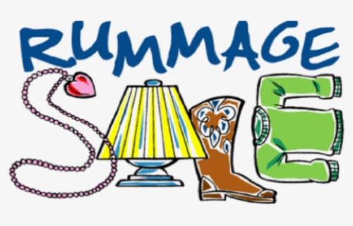 Free Rummage Sale Clip Art with No Background.