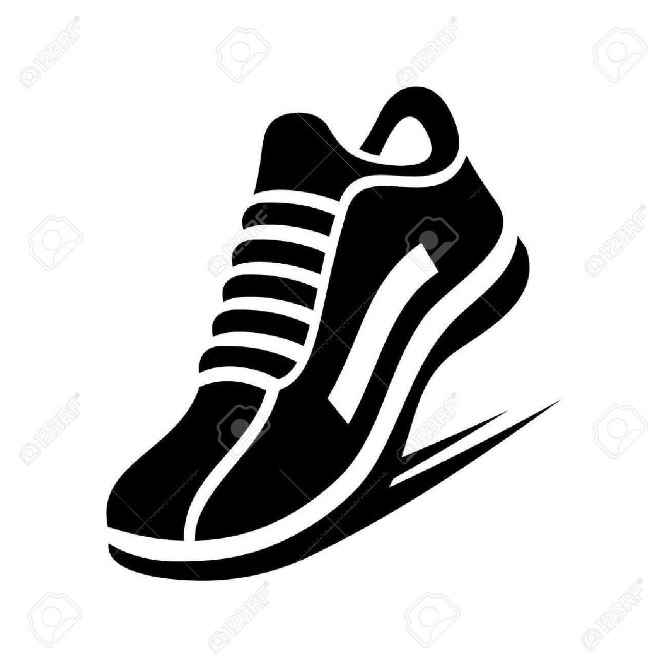 680 Running Shoe free clipart.