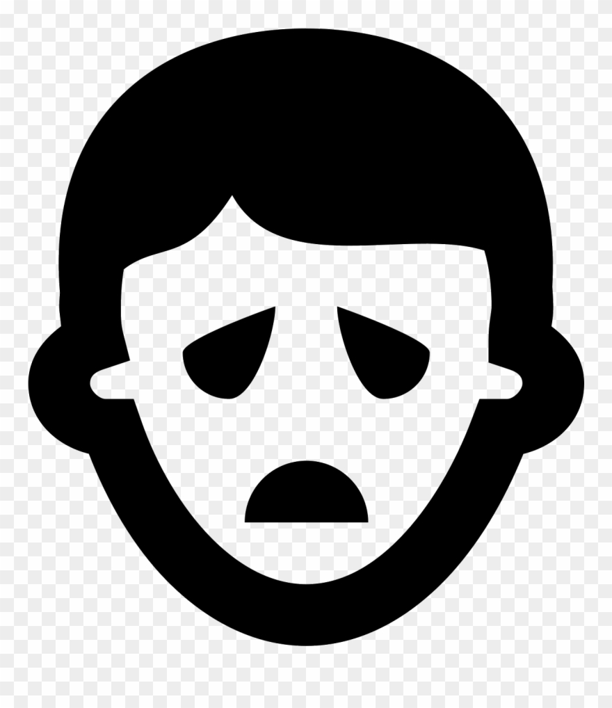 Sad Face Icon Clipart (#452957).