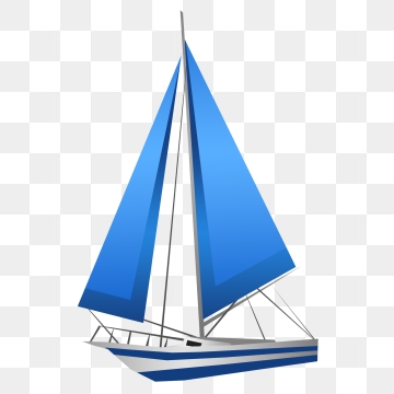 Cartoon Sailboat PNG Images.