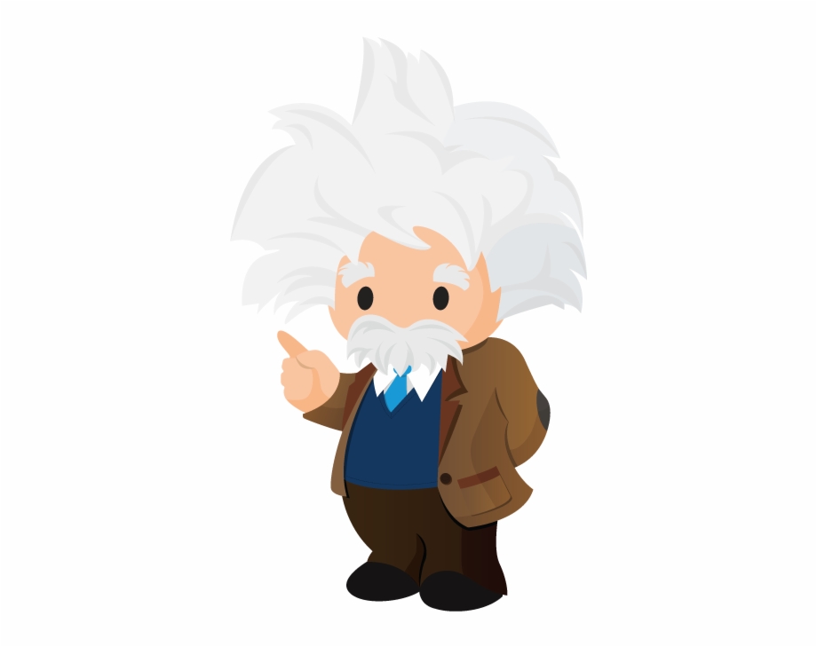 Einstein Cartoon Png Salesforce Einstein Logo.