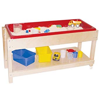 Wood Designs WD11810 Sand and Water Table with Top/Shelf.