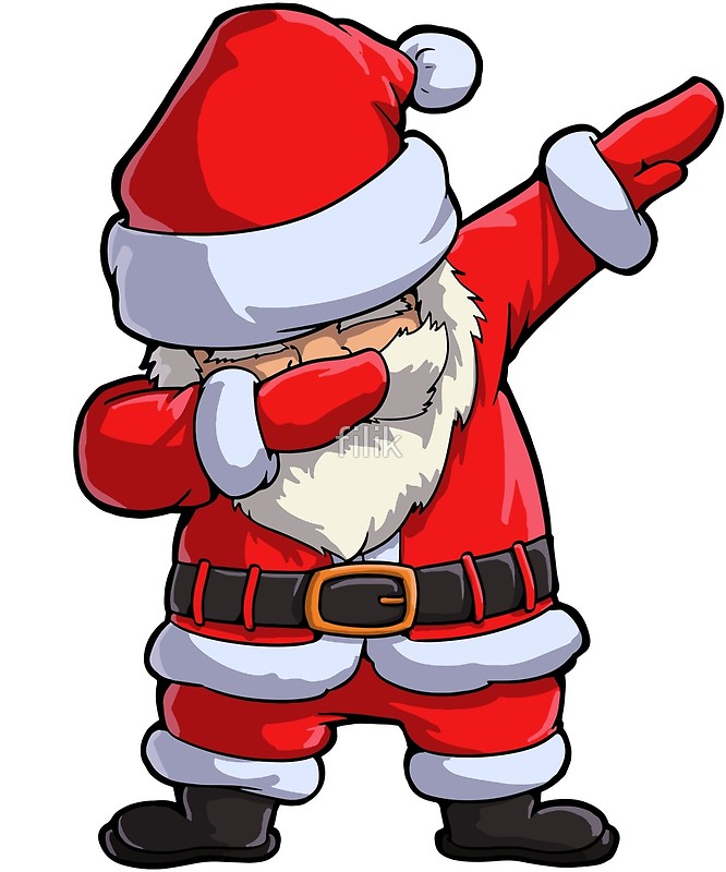 Santa Claus Dancing Clipart.