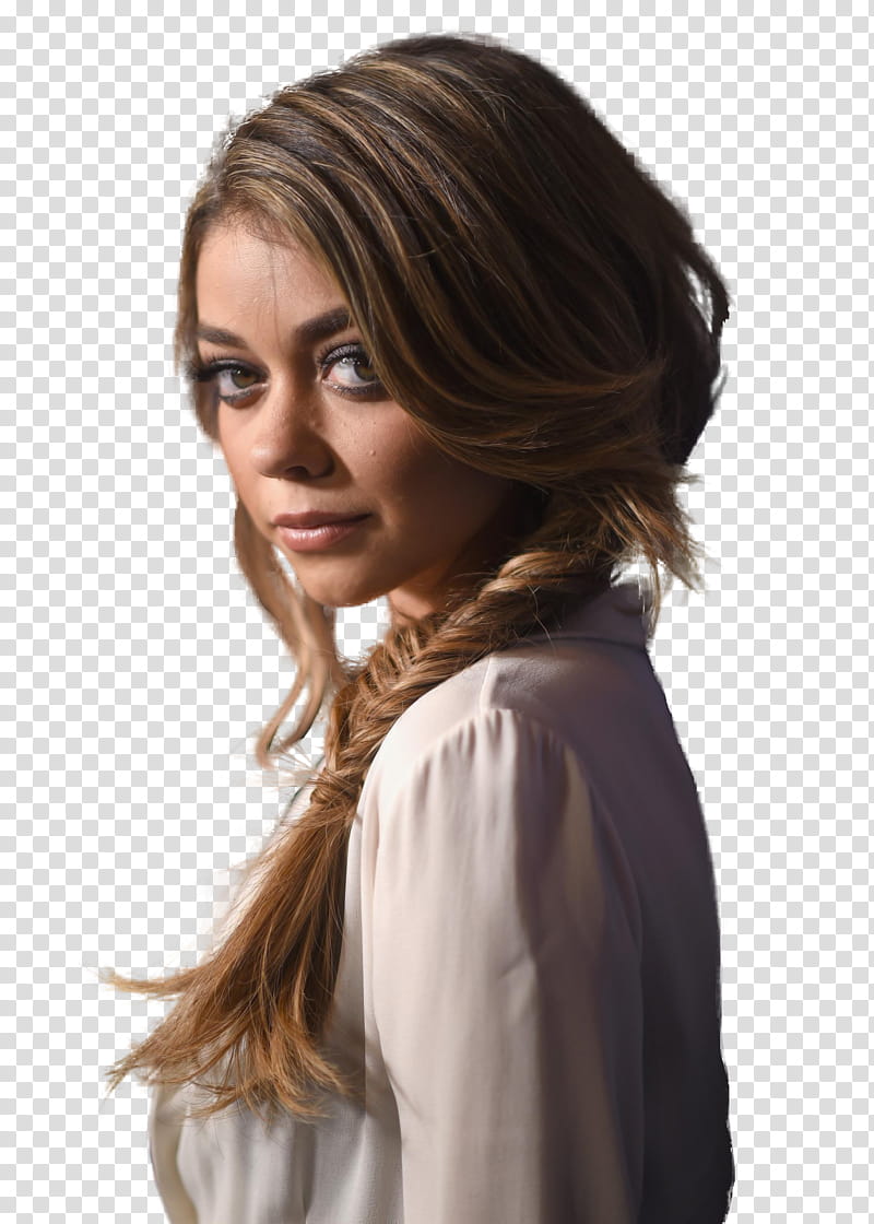 Sarah Hyland transparent background PNG clipart.