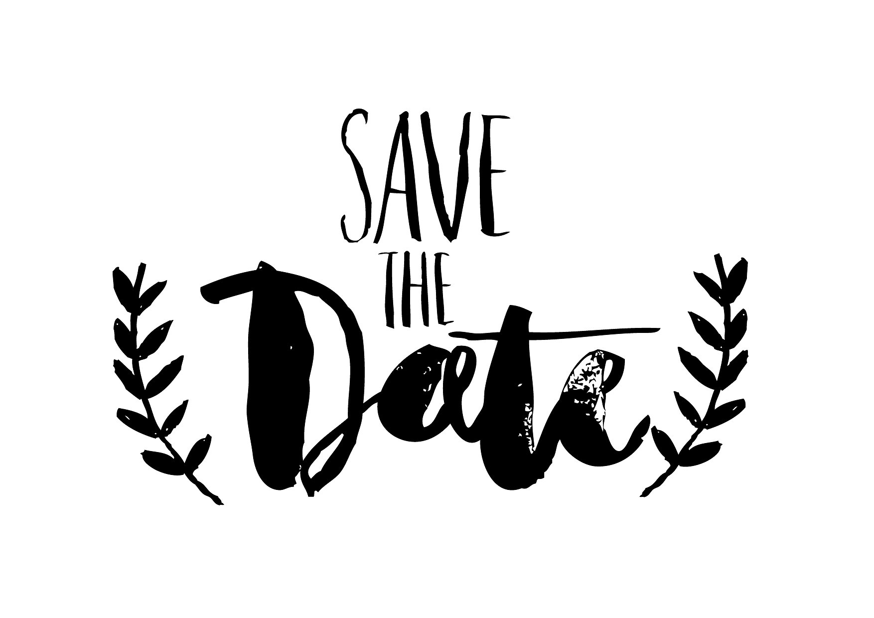 Save The Date PNG HD Transparent Save The Date HD.PNG Images.