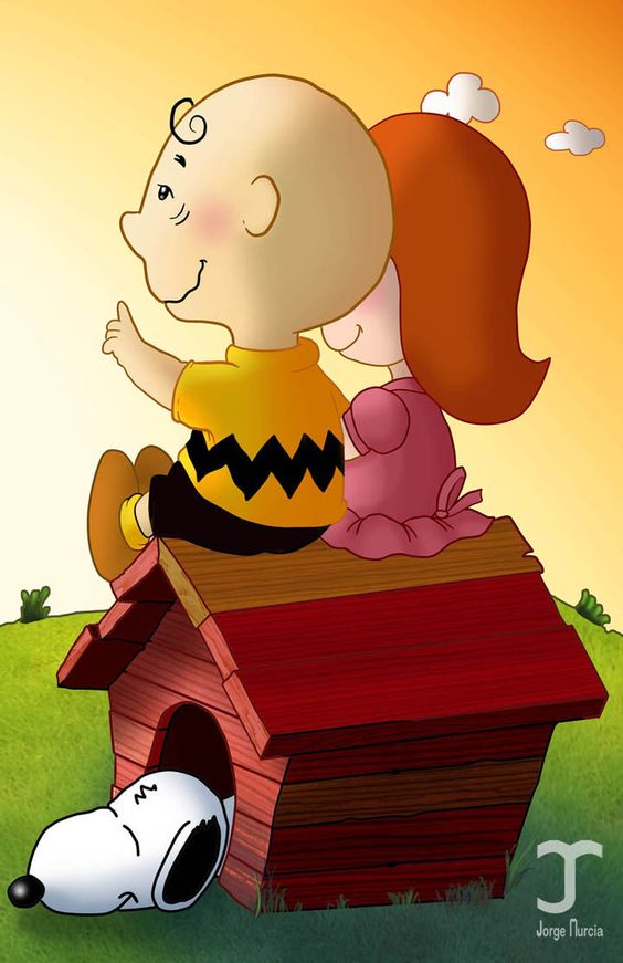 Charles Schulz Peanuts Little Red Haired Girl Clipart.