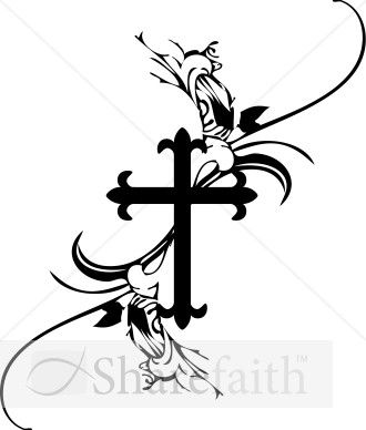 French Cross Clipart.