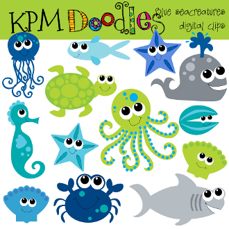 50%offsale Sea Animal Clipart,sea Animals, Sea Animals Free.