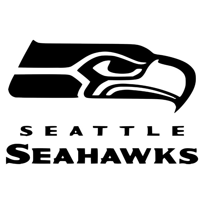 Seattle Seahawks Logo Stencil.