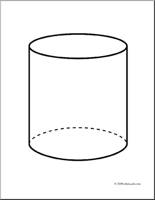 Clipart Cylinder 3d.