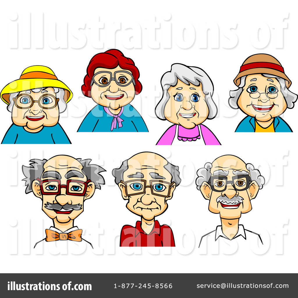 Senior Citizen Clipart #1300144.