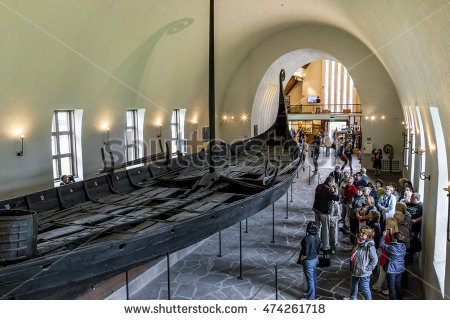 Viking Ship Stock Images, Royalty.