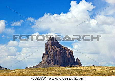 Stock Photography of Shiprock k6328761.