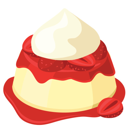 Clipart Strawberry Shortcake Dessert.