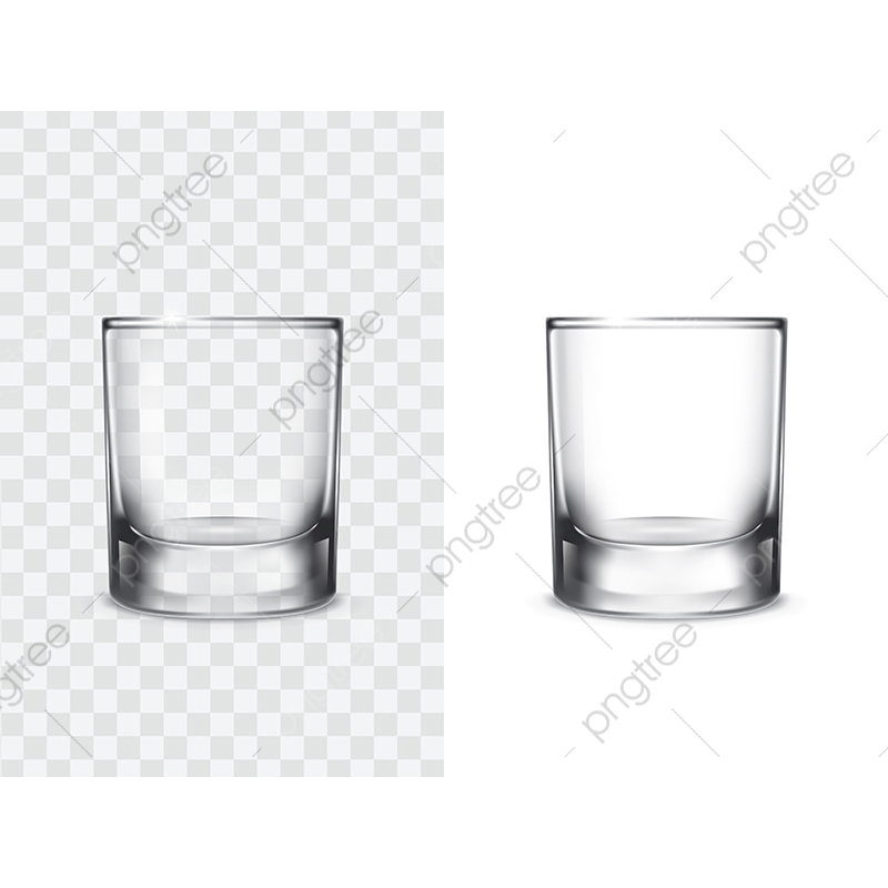 Realistic Drinking Glasses, Glass, Shot Glass, Glassware PNG.