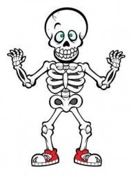 Download cute halloween skeleton drawing art of cute.