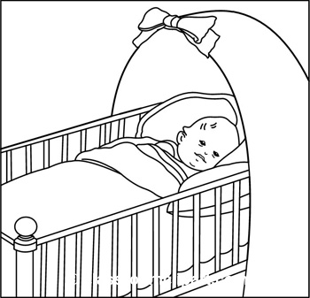 Sleeping Baby Clipart Black And White (109+ images in.