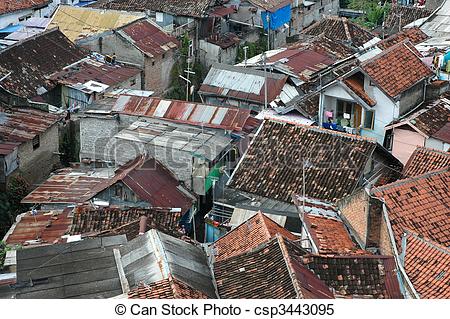 Slum area clipart.