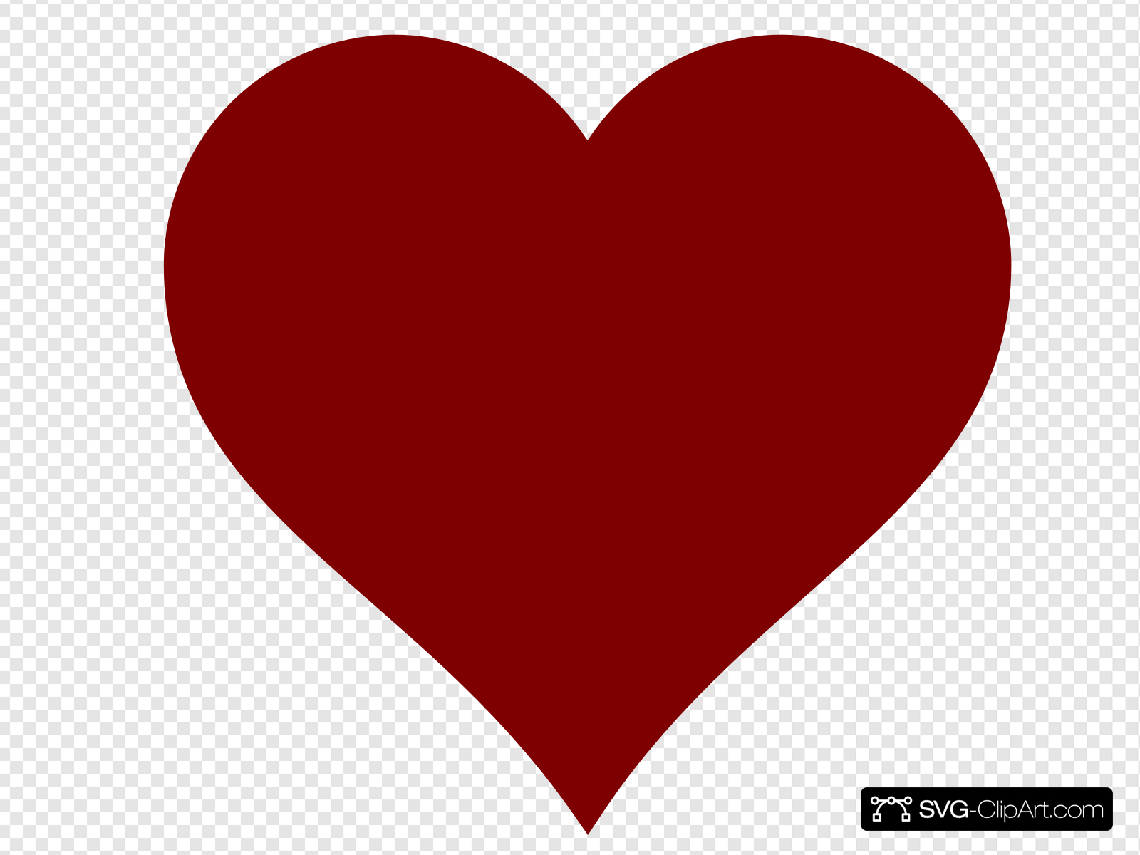 Small Red Heart With Transparent Background Clip art, Icon.