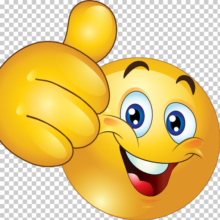 Thumb signal Smiley Emoticon , Lovely Smile, thumbs up.