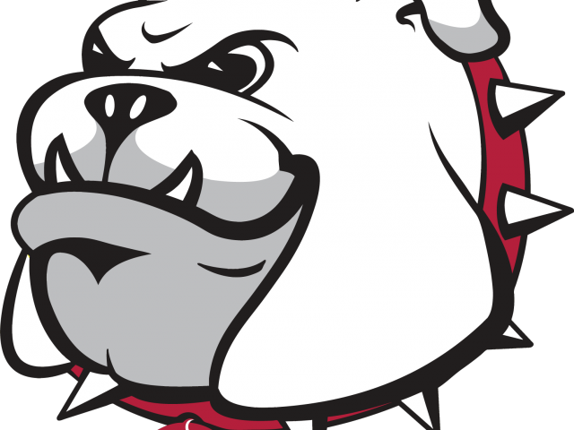 Drawn Bulldog College Mascot Clipart.