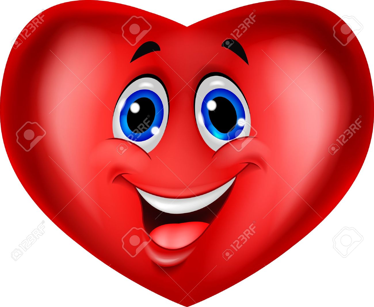 Smiley Heart Clipart.