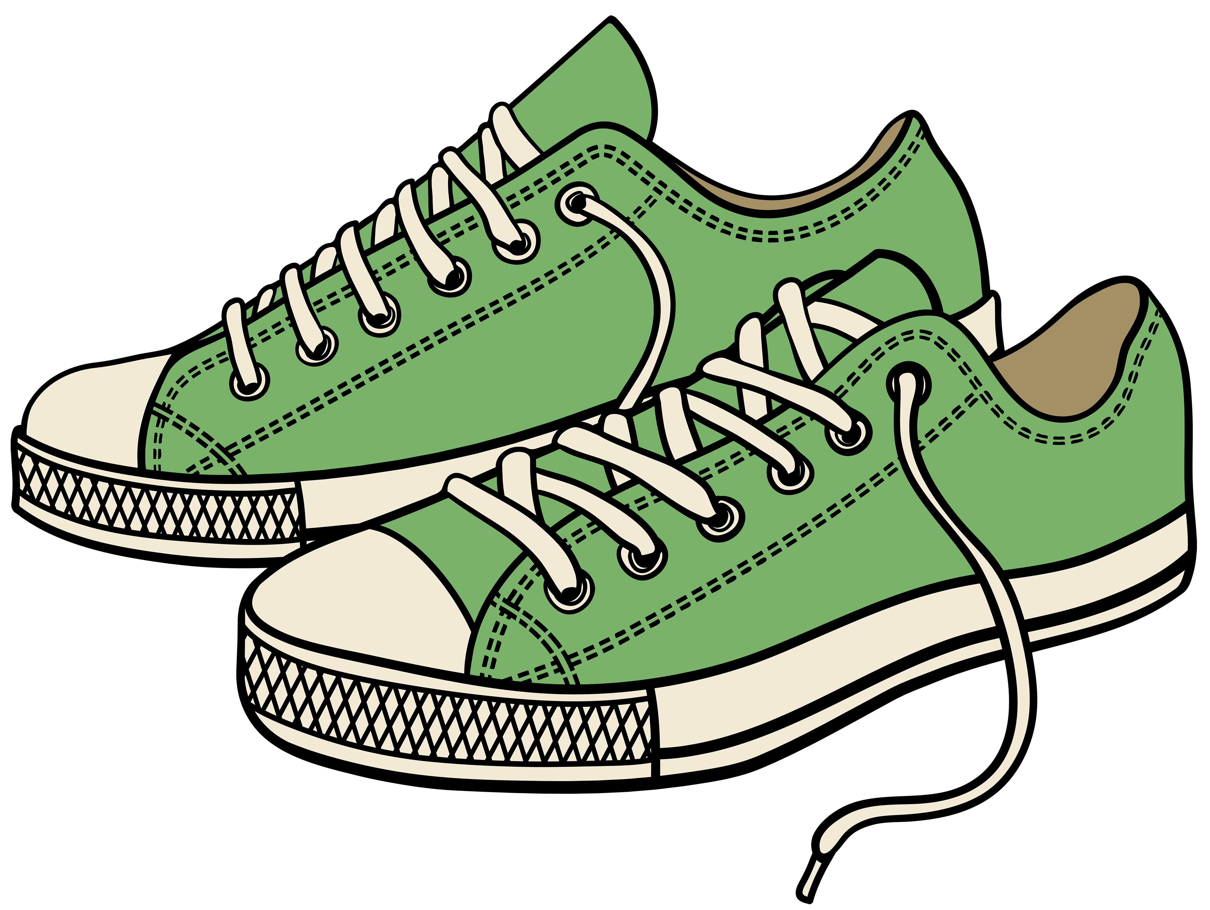 Sneakers Clip Art.