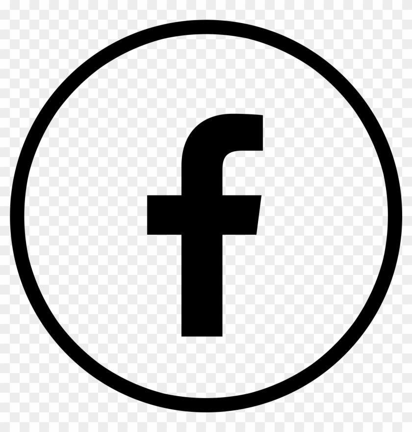 Facebook Logo Circle Black Transparent.