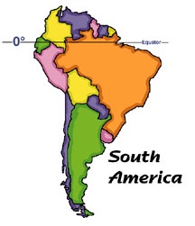 South America Clip Art.