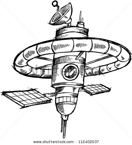 International Space Station Drawing Easy ~ Life Trailer (2017 ...