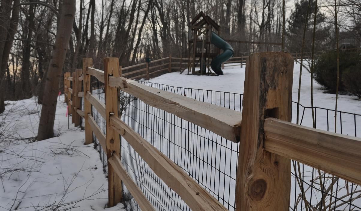 Split Rail Fence Store in Line Lexington, Pa Cedar: $11 per.