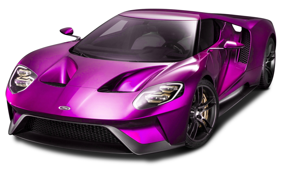 Pink Sports Car (PNG).