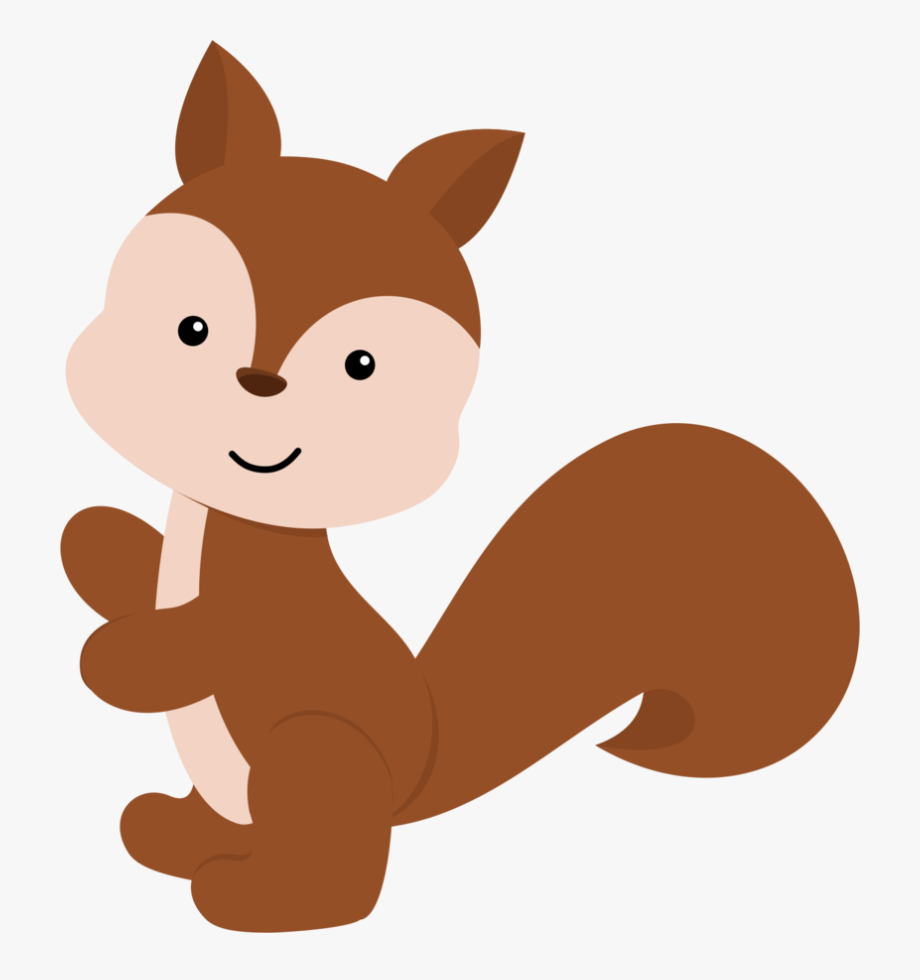 Chipmunk Clipart Woodland Theme.