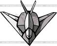 Stealth bomber clip art.