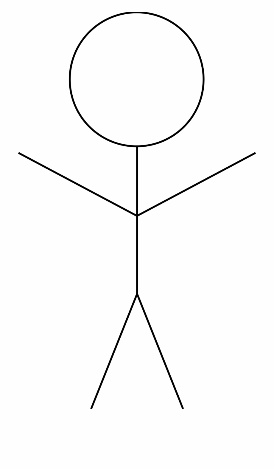 Drawing Stickman Happy.