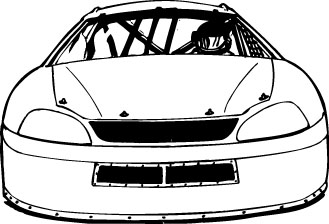 Stock Car Clipart.