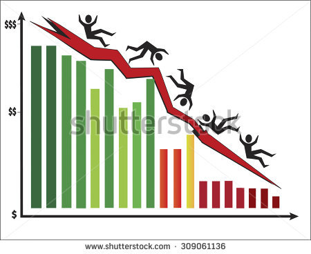 Stock Market Crash Stock Vectors, Images & Vector Art.