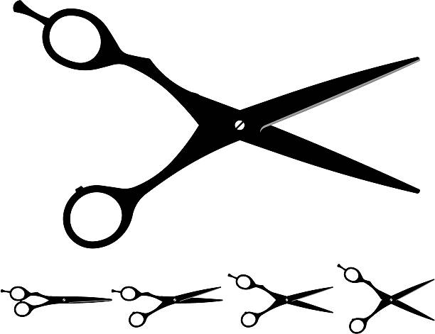 Hair Cutting Scissors Clipart.