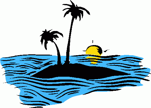 Beach Sunset Clipart.