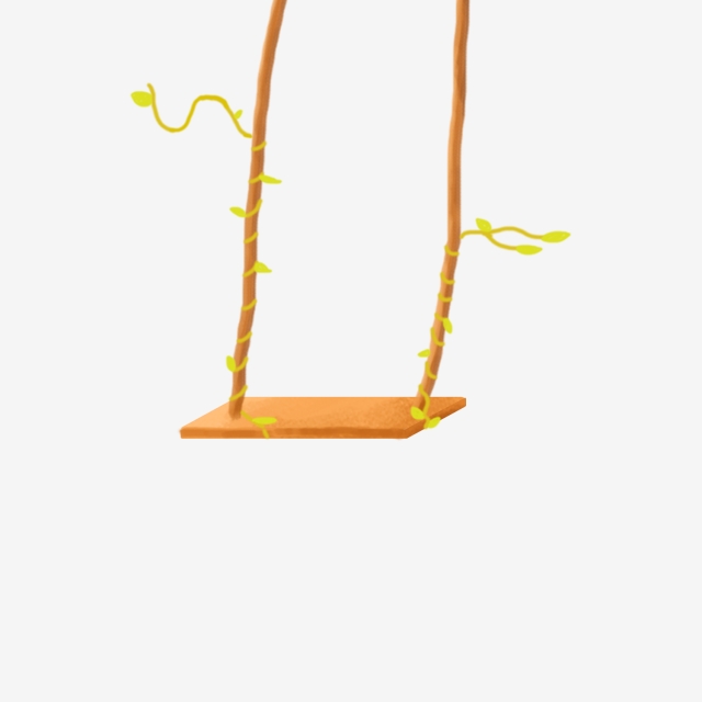 Hand Drawn Swing Green Swing Swing Swing Illustration, Swing.