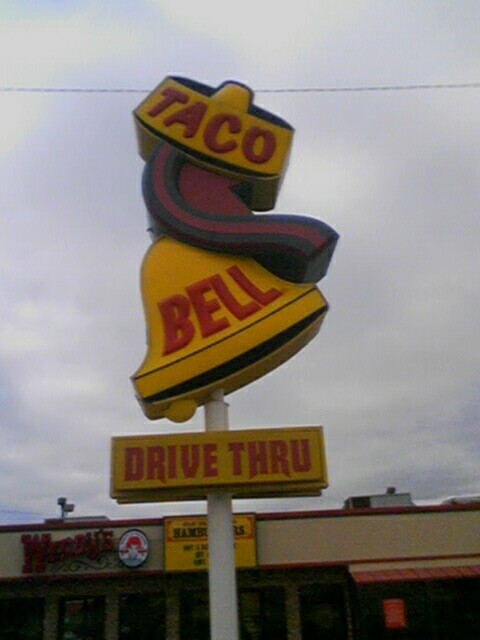 Old Taco Bell Sign.