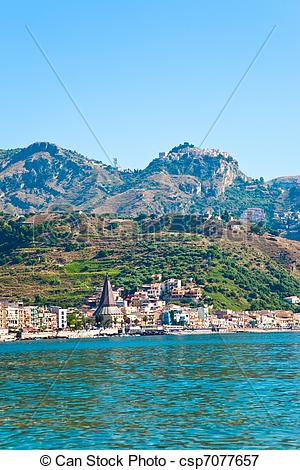 Picture of view on Taormina.