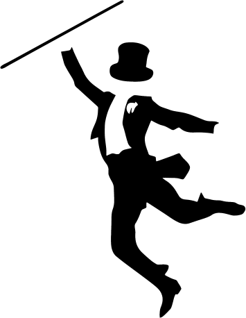 Tap Dance Silhouette Images.