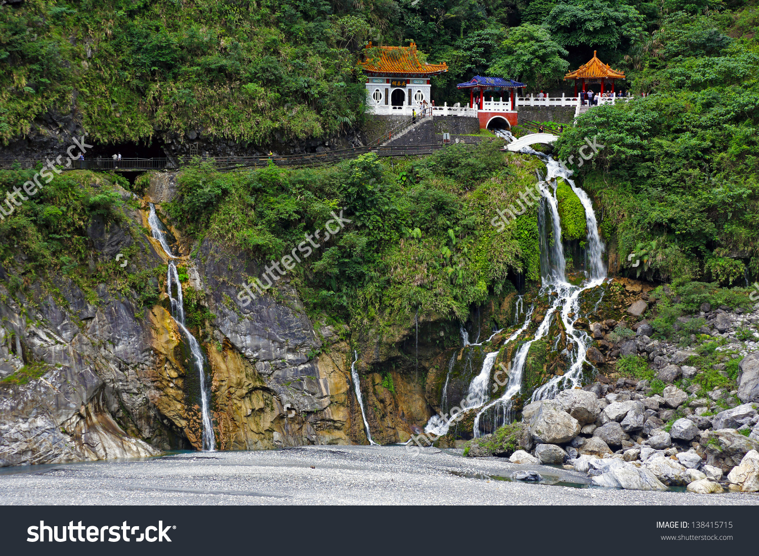 Changchun (Eternal Spring) Shrine.Taroko National Park.Taiwan.