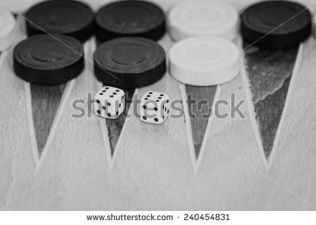 Backgammon Dice Stock Photos, Royalty.