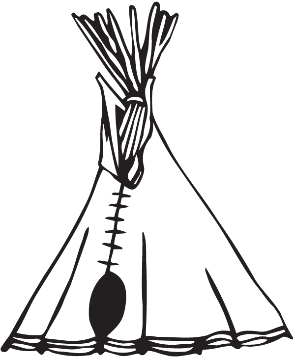 Wall decal Bumper sticker Tipi.