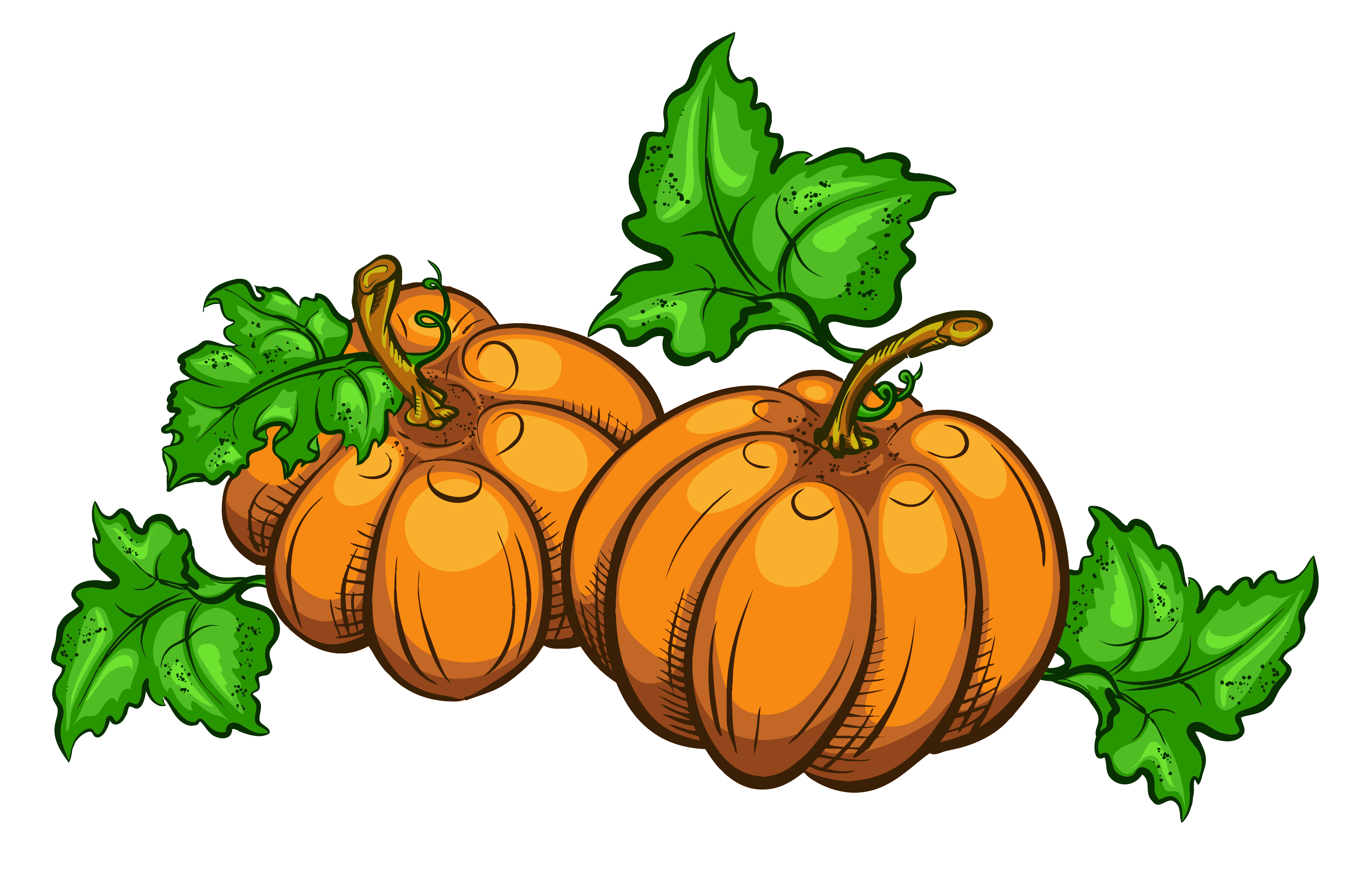 Transparent Pumpkins PNG Clipart Picture.