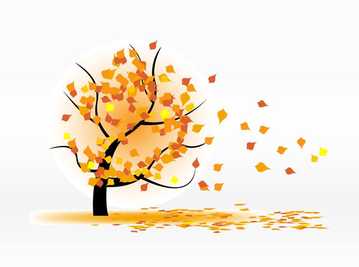 Leaves Blowing In The Wind Clipart.